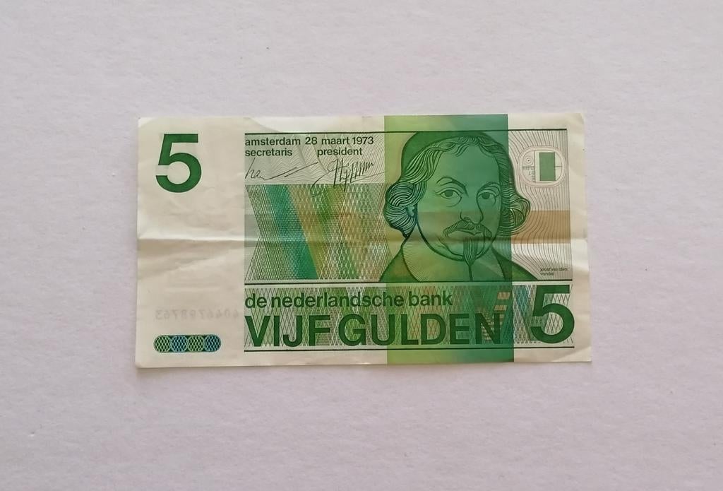 Vijf gulden biljet, Postzegels en Munten, Bankbiljetten | Nederland, Ophalen, 5 gulden