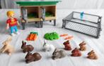 Playmobil 6140 Konijnenhok met Buitenren, Ophalen of Verzenden, Gebruikt, Complete set