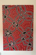 Groot schilderij pointillisme .Joy de Wit.