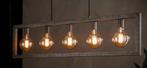 Industrieële hanglamp (5 lichtpunten), Huis en Inrichting, Lampen | Hanglampen, Ophalen, Zo goed als nieuw, Modern Industrieël