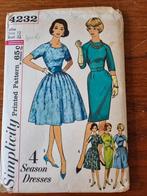 Simplicity 4232 vintage patroon jurk, Hobby en Vrije tijd, Kledingpatronen, Ophalen of Verzenden, Zo goed als nieuw, Kind, Overige merken
