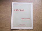 PRATERS -CABARETLIEDJE 19 VAN DIRK WITTE, Muziek en Instrumenten, Bladmuziek, Ophalen of Verzenden, Gebruikt, Artiest of Componist