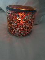 Mozaïek Sfeerlicht Rood & Zwart, Huis en Inrichting, Woonaccessoires | Kandelaars en Kaarsen, Overige materialen, Nieuw, Ophalen of Verzenden