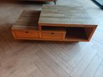 Salontafel Henders en Hazel met 2 lades op wielen, Huis en Inrichting, Tafels | Salontafels, Ophalen, Gebruikt, 100 tot 150 cm