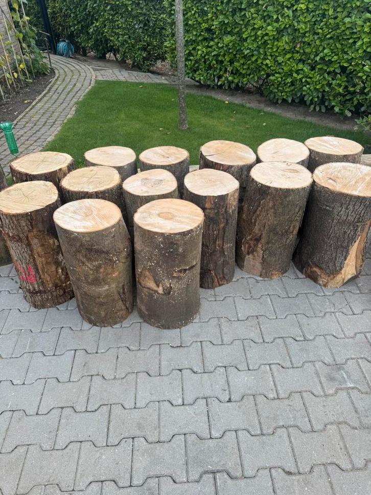 Eiken essen hakblokken kloofblokken, Tuin en Terras, Haardhout, Minder dan 3 m³, Ophalen