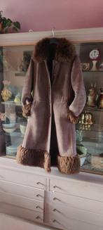 Stijlvolle lammy Coat, Ophalen, Zo goed als nieuw, Maat 38/40 (M), Bruin