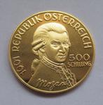 oostenrijk 500 schilling 1991 Mozart, Postzegels en Munten, Verzenden, Oostenrijk, Goud