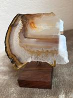 Agaat Edelsteen Schijf, Ophalen of Verzenden, Mineraal