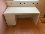 Klein wit IKEA bureau met lades, Ophalen, Gebruikt, Bureau