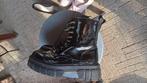 Laklaarzen boots zgn 37 rits op zij, Ophalen of Verzenden, Zo goed als nieuw, Zwart