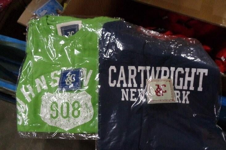 PARTIJ KINDER T-SHIRTS JOHNSON & CARTWRIGHT, ., Nieuw, Ophalen of Verzenden, .