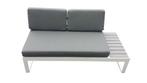 loungebank tuin - wit aluminium met zijtafel – nieuw, Tulip Outdoor Furniture, Verzenden, Nvt, Nvt