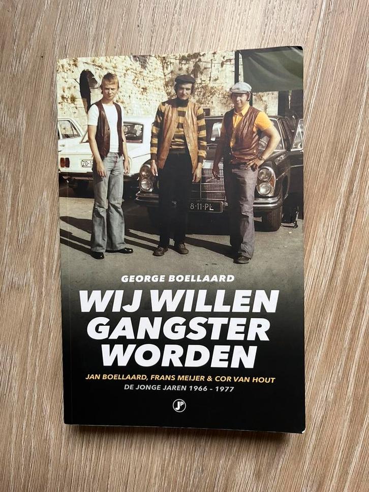 George Boellaard - Wij willen gangster worden, Boeken, Detectives, Zo goed als nieuw, Ophalen of Verzenden