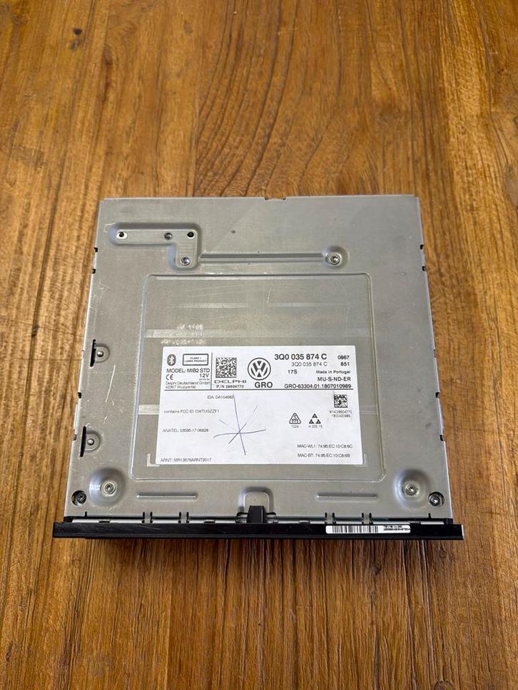 Defecte Navigatie module 3Q0035874C - Reparatie nodig, Auto-onderdelen, Elektronica en Kabels, Seat, Volkswagen, Skoda, Gebruikt