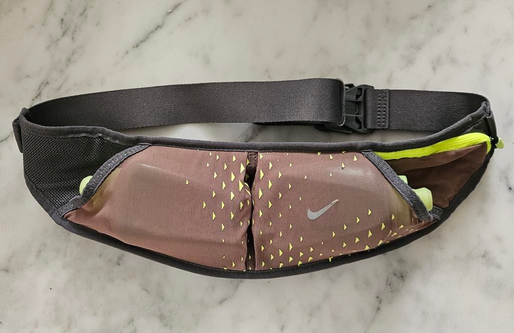 Nike running hipflasks heuptas drinkflessen hardlopen water, Sport en Fitness, Loopsport en Atletiek, Ophalen of Verzenden, Gebruikt