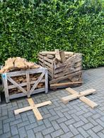 Kerstboom standaards hout/ houten kruis easy fix, Ophalen, Gebruikt