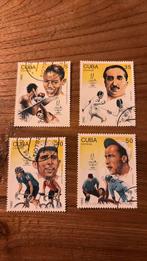 Cuba 1992 olympische spelen Barcelona, Verzenden, Gestempeld, Sport