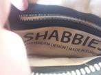 Shabbies handtas schoudertas zwart leer, Ophalen of Verzenden, Zo goed als nieuw, Zwart, Handtas