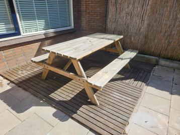 Picknicktafel met opklapbare bank – 180 cm beschikbaar voor biedingen