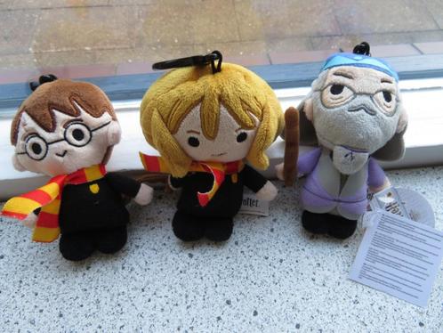 3 x Sleutelhanger met Harry Potter zacht velours, Verzamelen, Harry Potter, Zo goed als nieuw, Actiefiguurtje, Ophalen of Verzenden