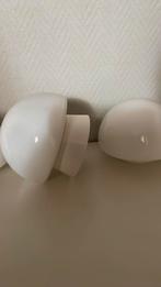 Vintage Paddenstoel Plafondlamp Melkglas mushroom 6x, Ophalen of Verzenden, Gebruikt, Glas