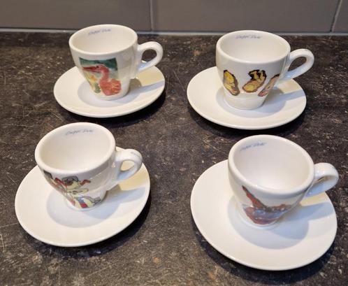 Beautiful People koffie & espresso kopjes kunstzinnig design, Huis en Inrichting, Keuken | Servies, Nieuw, Kop(pen) en/of Schotel(s)