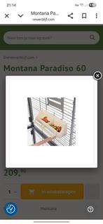 Montana Paradiso 60 vogelkooi, Geslacht onbekend, Parkiet