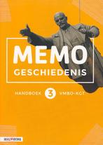 Memo Geschiedenis 4e editie VMBO-KGT 3 of 4 Handboek, Verzenden, Malmberg, Geschiedenis, Gelezen