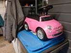 Roze Loopauto Fiat 500, Kinderen en Baby's, Speelgoed | Buiten | Voertuigen en Loopfietsen, Ophalen