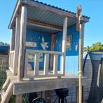 Leuk speelhuis  met klimtouw beach style, Tuin en Terras, Tuinhuizen, Schuur, Zonder ramen, Hout, Ophalen