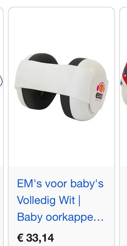 EMS 4 bubs baby oorkappen, Ophalen of Verzenden, Gebruikt
