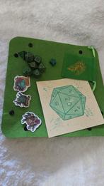 Groene D&D Giftset - Dice, Tray & Meer!, Een of twee spelers, Ophalen of Verzenden, Nieuw