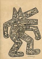 Keith Haring Artwork, Ophalen of Verzenden, Zo goed als nieuw, Poster, Artwork of Schilderij, Gesigneerd