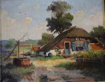 Kleurig landschap, olie/doek, gesigneerd ? Prins beschikbaar voor biedingen