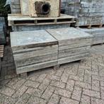 11,5m²  60x60 hardsteen terrastegels, Tuin en Terras, Tegels en Klinkers, Ophalen, Zo goed als nieuw, Terrastegels, Natuursteen