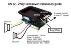 Professionele 2-weg crossover 1,8kHz 600 Wat Max, ., Nieuw, Ophalen of Verzenden, .