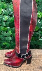 geweldig mooie hoge vintage python leer sendra laars maat 39, Kleding | Dames, Schoenen, Nieuw, Ophalen of Verzenden, Sendra, Rood