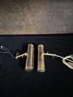 Kastlamp - Schilderijlamp - Wandlamp - Koper/Messing - 2 St., Ophalen of Verzenden, Gebruikt, Metaal