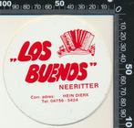 Sticker: Los Buenos - Neeritter (2), Verzamelen, Ophalen of Verzenden