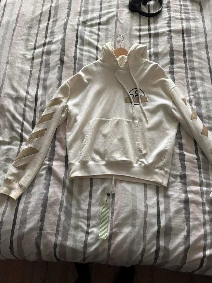 Off White Hoodie Orgineel Maat L Splinternieuw, Kleding | Heren, Truien en Vesten, Nieuw, Maat 52/54 (L), Zwart, Ophalen of Verzenden