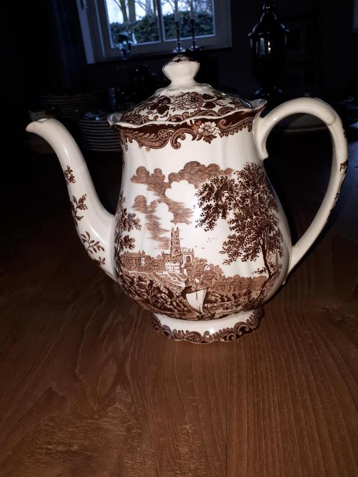 Avon Scenes bruin koffiepotten, Antiek en Kunst, Antiek | Servies los, Ophalen of Verzenden