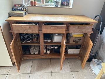 Massief Eiken Schoenenkast - 150cm beschikbaar voor biedingen
