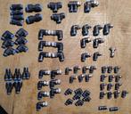 FESTO 72 STUKS luchtslang of PERSLUCHTKOPPELINGEN, Doe-het-zelf en Verbouw, Compressors, Gebruikt, 6 tot 10 bar, Ophalen of Verzenden