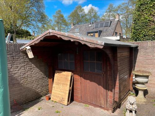 Houten tuinhuis, Tuin en Terras, Tuinhuizen, Gebruikt, Tuinhuis, Hout, Minder dan 250 cm, 200 tot 400 cm, 2 ramen, Met overkapping