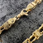 14 karaat gouden ketting magnum schakel massief, Ophalen of Verzenden, Nieuw, Goud