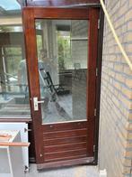 Prima buitendeur met dubbel glas, Ophalen, 80 tot 100 cm, 200 tot 215 cm, Glas