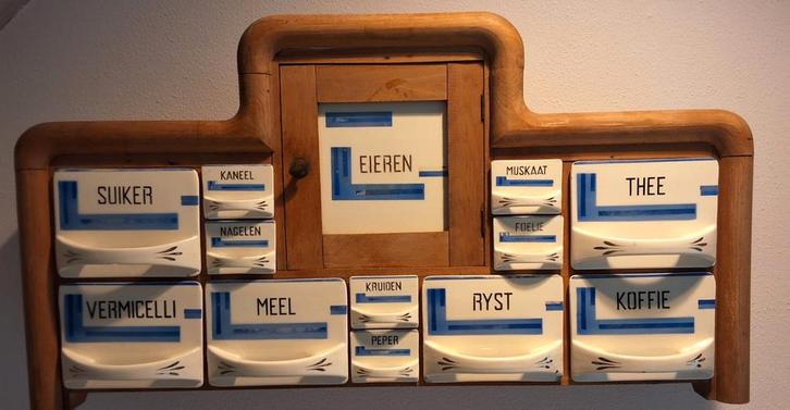 Keukenkastje met specerijlaadjes, Huis en Inrichting, Keuken | Keukenelementen, Gebruikt, Minder dan 100 cm, 50 tot 100 cm, Minder dan 25 cm