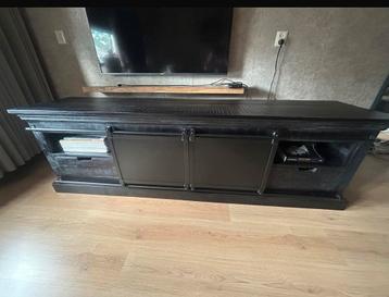 Super mooie zwarte Tv meubel