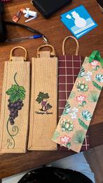 Laatste kans! 4 kado verpakkingen wijnfles, Ophalen of Verzenden, Zo goed als nieuw, Frankrijk