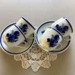 NIEUW STAAT: 4 kop en schotels, ONGEBRUIKT!, Huis en Inrichting, Ophalen of Verzenden, Zo goed als nieuw, Overige stijlen, Kop(pen) en/of Schotel(s)